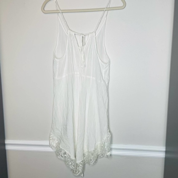 COPY - Free People Intimately Slip Dress White Eyelashes White Sheer Lace Trim … - Picture 5 of 6